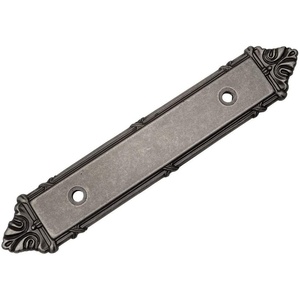 image:image25 Pack  Cosmas 9466WN Weathered Nickel Cabinet Hardware Handle Pull BackplateBack Plate  3 Inch 76mm Hole Centers
