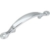 image:image10 Pack  Cosmas 9980CH Polished Chrome Cabinet Hardware Arched Handle Pull  3 Inch 76mm Hole Centers 512 Overall Length