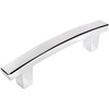 image:imageCosmas 10 Pack 5235CH Polished Chrome Contemporary Cabinet Hardware Handle Pull  3 Inch 76mm Hole Centers