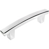 image:imageCosmas 5 Pack 5235CH Polished Chrome Contemporary Cabinet Hardware Handle Pull  3 Inch 76mm Hole Centers