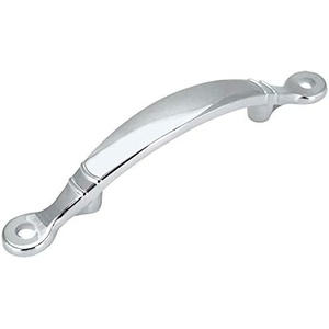 image:image10 Pack  Cosmas 9980CH Polished Chrome Cabinet Hardware Arched Handle Pull  3 Inch 76mm Hole Centers 512 Overall Length