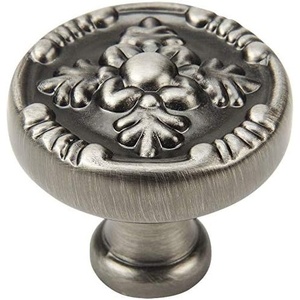 image:image25 Pack  Cosmas 9465AS Antique Silver Cabinet Hardware Round Knob  114 Diameter