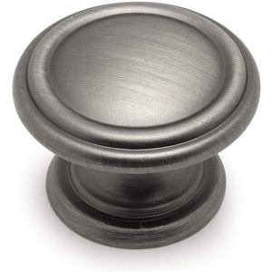 image:imageCosmas 25 Pack 1426AS Antique Silver Cabinet Hardware Round Knob  1516 Diameter