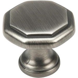 image:imageCosmas 25 Pack 5181AS Antique Silver Cabinet Hardware Octagon Knob  114 Diameter