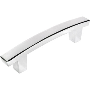image:imageCosmas 5236CH Polished Chrome Contemporary Cabinet Hardware Handle Pull  312 Inch 89mm Hole Centers