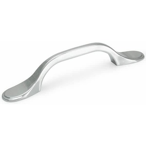image:imageCosmas 9533CH Polished Chrome Cabinet Hardware Footed Handle Pull  3 Inch 76mm Hole Centers