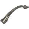 image:image10 Pack  Cosmas 9566AS Antique Silver Cabinet Hardware Ribbed Arch Handle Pull  334 Inch 96mm Hole Centers