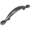 image:image25 Pack  Cosmas 9980AS Antique Silver Cabinet Hardware Arched Handle Pull  3 Inch 76mm Hole Centers 512 Overall Length