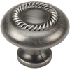 image:imageCosmas 10 Pack 228AS Antique Silver Rope Cabinet Hardware Knob  114 Inch Diameter