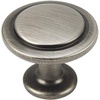 image:imageCosmas 10 Pack 5560AS Antique Silver Cabinet Hardware Round Knob  114 Diameter