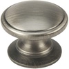 image:imageCosmas 25 Pack 4702AS Antique Silver Cabinet Hardware Round Knob  114 Diameter  Wide Base