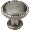 image:imageCosmas 4115AS Antique Silver RopeScroll Cabinet Hardware Knob  114 Inch Diameter