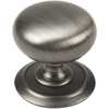 image:imageCosmas 5 Pack 6542AS Antique Silver Round Cabinet Hardware Knob with Backplate  114 Diameter