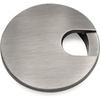 image:imageCosmas 50203AS Antique Silver 212 Two Piece Zinc Metal Desk Grommet  3 Overall Diameter