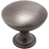 image:imageCosmas 5305AS Antique Silver Traditional Round Solid Cabinet Hardware Knob  114 Diameter  50 Pack