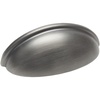image:imageCosmas 783AS Antique Silver Cabinet Hardware Bin Cup Drawer Cup Pull  3 Inch 76mm Hole Centers