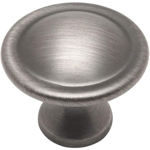 image:imageCosmas 10 Pack 4539AS Antique Silver Cabinet Hardware Round Knob  118 Diameter