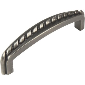image:imageCosmas 2283AS Antique Silver Rope Cabinet Hardware Handle Pull  3 Inch 76mm Hole Centers