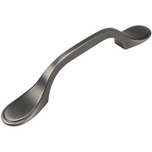image:imageCosmas 25 Pack 9533AS Antique Silver Cabinet Hardware Footed Handle Pull  3 Inch 76mm Hole Centers