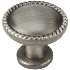 image:imageCosmas 4115AS Antique Silver RopeScroll Cabinet Hardware Knob  114 Inch Diameter