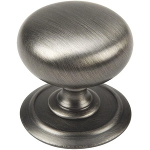 image:imageCosmas 5 Pack 6542AS Antique Silver Round Cabinet Hardware Knob with Backplate  114 Diameter