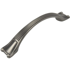 image:imageCosmas 5 Pack 9566AS Antique Silver Cabinet Hardware Ribbed Arch Handle Pull  334 Inch 96mm Hole Centers
