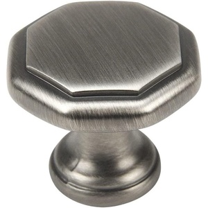 image:imageCosmas 5181AS Antique Silver Cabinet Hardware Octagon Knob  114 Diameter