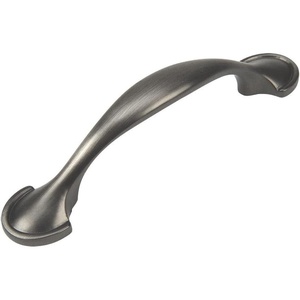 image:imageCosmas 6632AS Antique Silver Cabinet Hardware Handle Pull  3 Inch 76mm Hole Centers