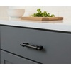 image:imageCosmas 5 Pack 16135FB Flat Black Contemporary Bar Cabinet Handle Pull  312 Inch 89mm Hole Centers