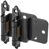 image:image25 Pair Pack  Cosmas 15628FB Flat Black Cabinet Hinge 38 Inset Pair 15628FB