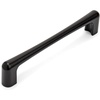 image:image5 Pack  Cosmas 3304160FB Flat Black Contemporary Cabinet Hardware Handle Pull  6516 Inch 160mm Hole Centers