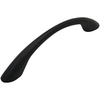 image:imageCosmas 10 Pack 4003FB Flat Black Modern Cabinet Hardware Arch Bow Handle Pull  334 Inch 96mm Hole Centers