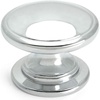 image:imageCosmas 10 Pack 4702CH Polished Chrome Cabinet Hardware Round Knob  114 Diameter  Wide Base