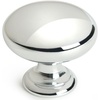 image:imageCosmas 10 Pack 4950CH Polished Chrome Round Mushroom Cabinet Knobs  114 Diameter Chrome Kitchen amp Bathroom Hardware Screws Included