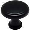 image:imageCosmas 10 Pack 9985FB Flat Black Round Cabinet Hardware Knob  118 Diameter