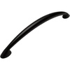 image:imageCosmas 25 Pack 323128FB Flat Black Modern Cabinet Hardware Arch Handle Pull  5 Inch 128mm Hole Centers