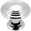 image:imageCosmas 25 Pack 4122CH Polished Chrome 3 Ring Cabinet Hardware Round Knob  114 Diameter