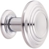 image:imageCosmas 4122CH Polished Chrome 3 Ring Cabinet Hardware Round Knob  114 Diameter