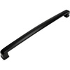 image:imageCosmas 439212FB Flat Black Modern Oversized Cabinet HardwareAppliance Handle Pull  12 Inch Hole Centers