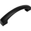 image:imageCosmas 5 Pack 61696FB Flat Black Modern Cabinet Hardware Arch Handle Pull  334 Inch 96mm Hole Centers