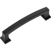 image:imageCosmas 5 Pack 7554FB Flat Black Contemporary Cabinet Hardware Handle Pull  4 Inch 102mm Hole Centers
