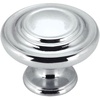 image:imageCosmas 9971CH Polished Chrome Cabinet Hardware 3Ring Round Knob  114 Inch Diameter
