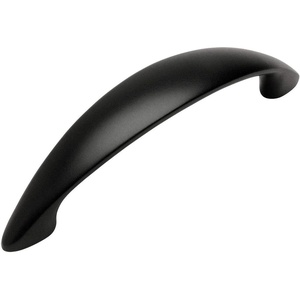 image:image25 Pack  Cosmas 600396FB Flat Black Modern Cabinet Hardware Handle Pull  334 Inch 96mm Hole Centers