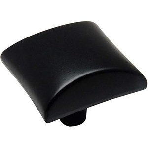 image:image25 Pack  Cosmas 6262FB Flat Black Modern Cabinet Hardware Knob  1116 Inch Square