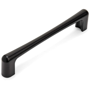 image:image5 Pack  Cosmas 3304160FB Flat Black Contemporary Cabinet Hardware Handle Pull  6516 Inch 160mm Hole Centers