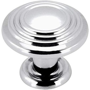 image:imageCosmas 10 Pack 4122CH Polished Chrome 3 Ring Cabinet Hardware Round Knob  114 Diameter