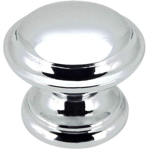 image:imageCosmas 10 Pack 4251CH Polished Chrome Cabinet Hardware Round Knob  138 Diameter  Wide Base