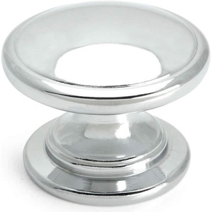 image:imageCosmas 10 Pack 4702CH Polished Chrome Cabinet Hardware Round Knob  114 Diameter  Wide Base
