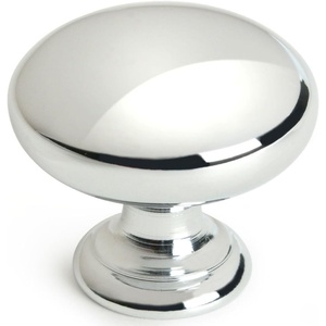 image:imageCosmas 10 Pack 4950CH Polished Chrome Round Mushroom Cabinet Knobs  114 Diameter Chrome Kitchen amp Bathroom Hardware Screws Included