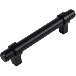 image:imageCosmas 25 Pack 16125FB Flat Black Contemporary Bar Cabinet Handle Pull  212 Inch 64mm Hole Centers